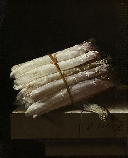 Adriaen Coorte Still Life with Asparagus. china oil painting image